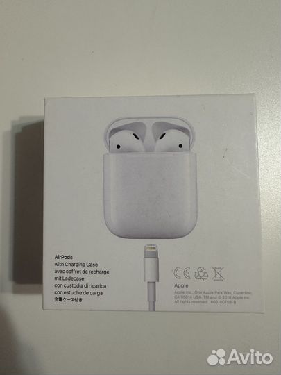 Беспроводные наушники apple airpods 2