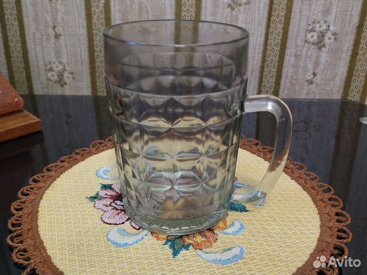 Кружка пивная СССР стекло
