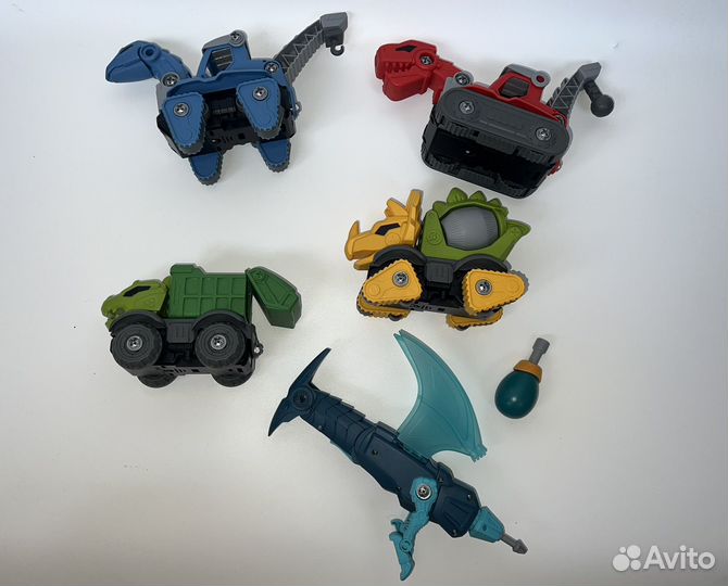 Конструктор машины динозавры