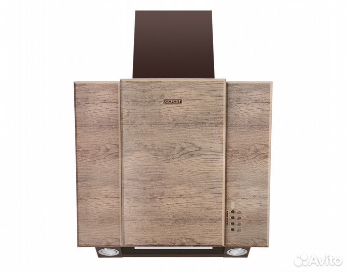 Вытяжка наклонная Gefest коричневая