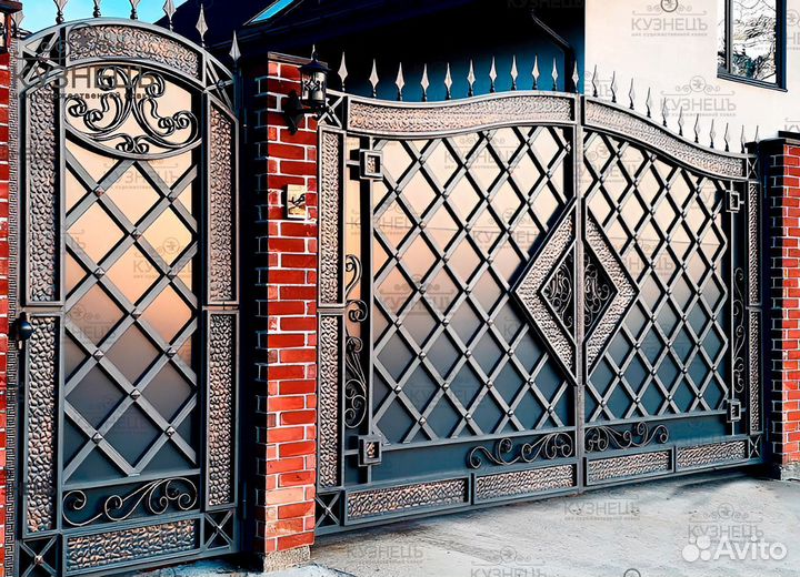 Кованые ворота