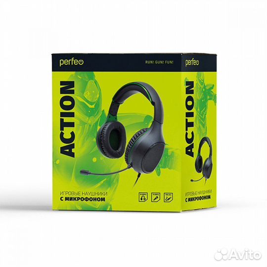 Гарнитура игровая 1,8 м, разъем 2 x 3,5 мм (3 pin)