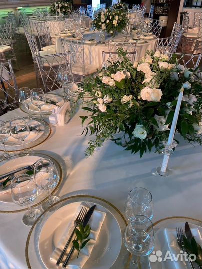 Скатерти банкетные новые