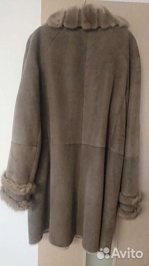 Дубленка натуральная женская Снежная королева, 54р