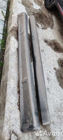 Накладки порога Mitsubishi Outlander 3