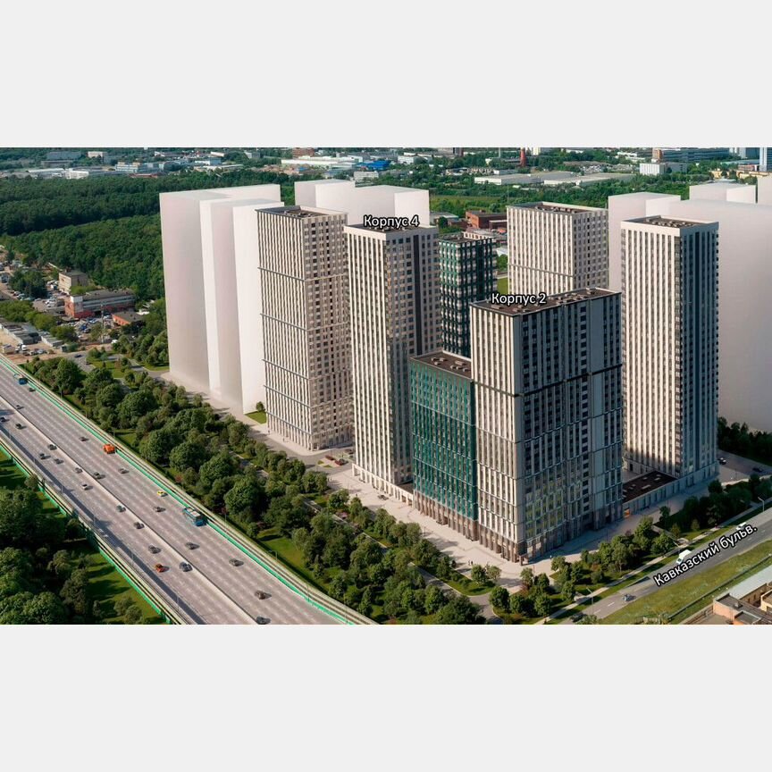 2-к. квартира, 52 м², 23/32 эт.