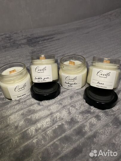 Ароматизированные свечи ручной работы