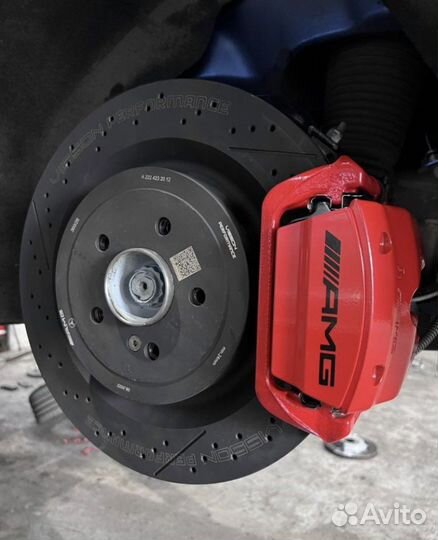 Задние тормозные диски W222 63s