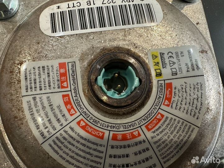 Подушка безопасности в торпедо Hyundai Solaris l д