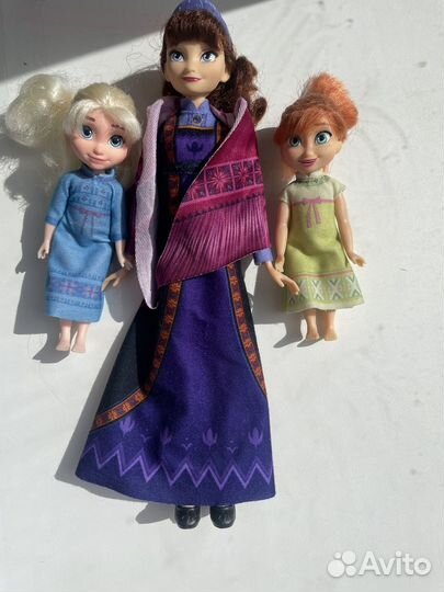 Кукла холодное сердце Идуна, Эльза и Анна