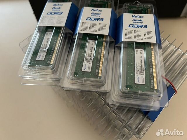 Оперативная память новая DDR3 4GB 1600MHz netac