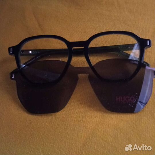 Оправа с солнцезащитным клипоном hugo boss