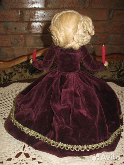 Антикварная кукла манекен заготовка платья Европа