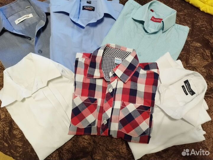 Рубашки для мальчика р.116-122