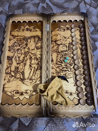 Нарды резные