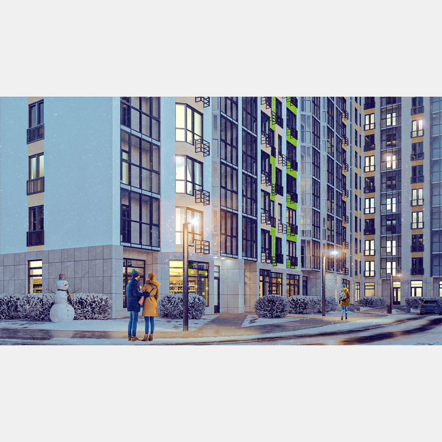 2-к. квартира, 43,6 м², 5/17 эт.