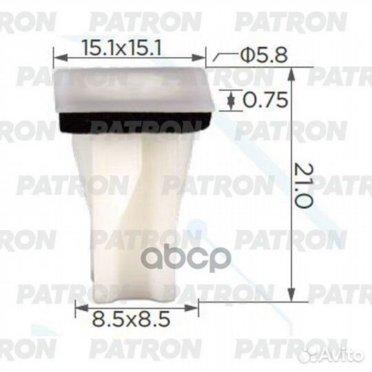 Скоба пластиковая Dodge Применяемость: обшивка