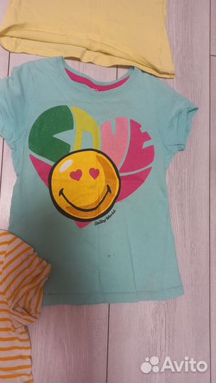 Футболки для девочки пакетом 116-122