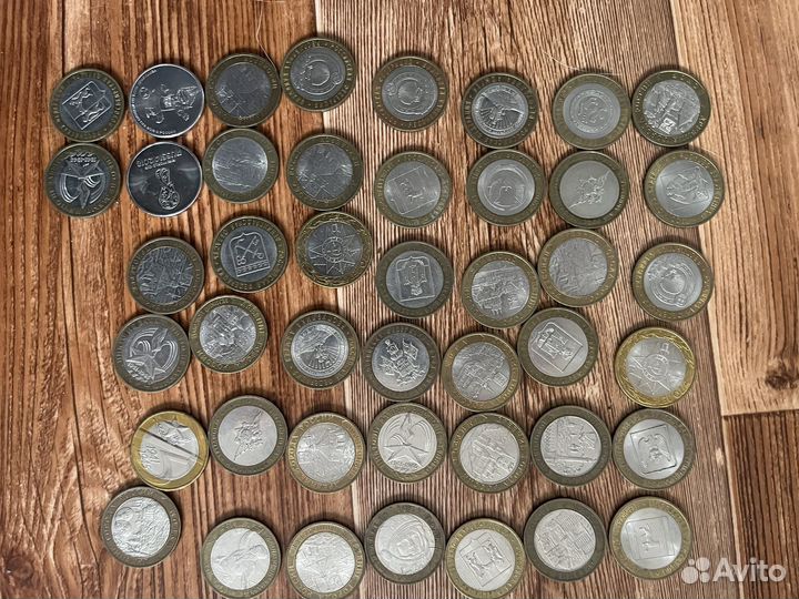 Коллекционные монеты 10 рублей