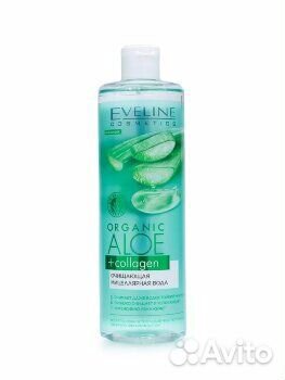 Eveline Мицеллярная вода Aloe + Collagen, 400 мл
