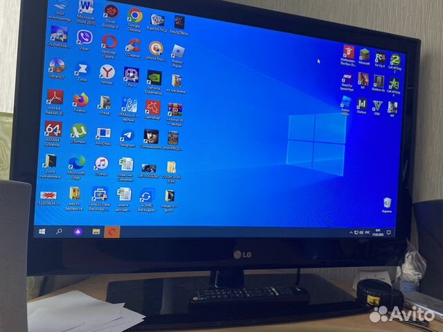 Монитор LG 32 дюйма+телевизор