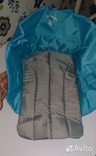 Матрас на санки с чехлом для ног