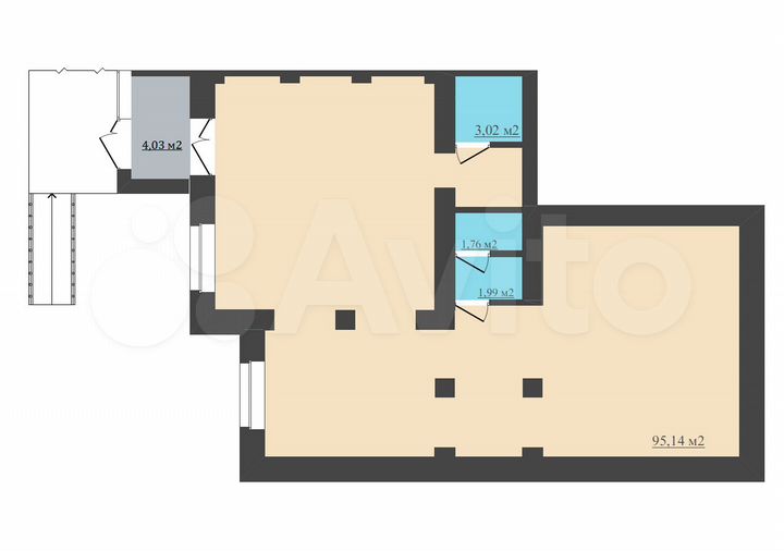 Торговая площадь, 105.94 м²
