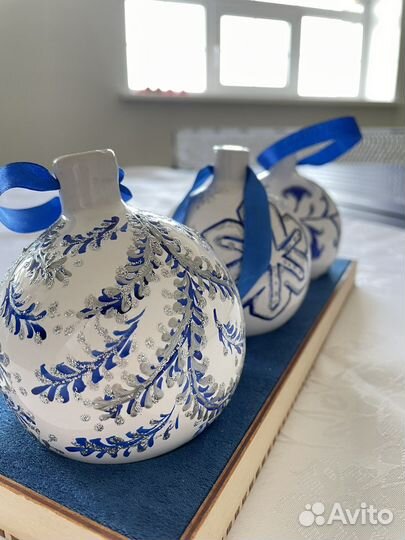 Елочные игрушки ручной работы