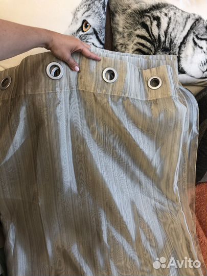 Тюль вуаль шторы 2 полотна