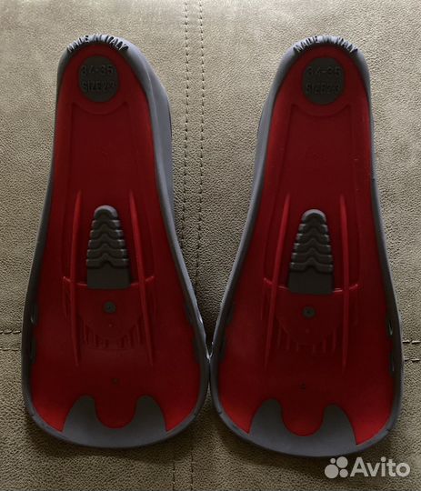 Ласты короткие тренировочные для бассейна 