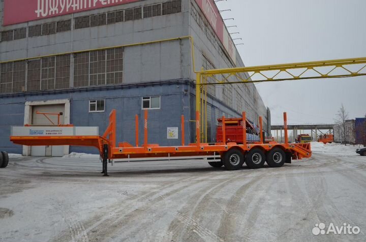 Полуприцеп трал (тяжеловоз) Политранс ТСП 94163, 2023