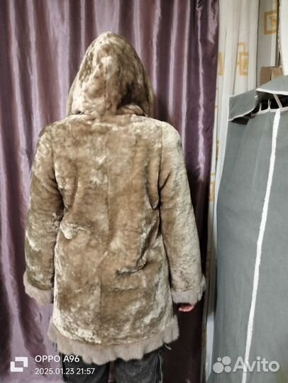 Шуба из мутона 48 50