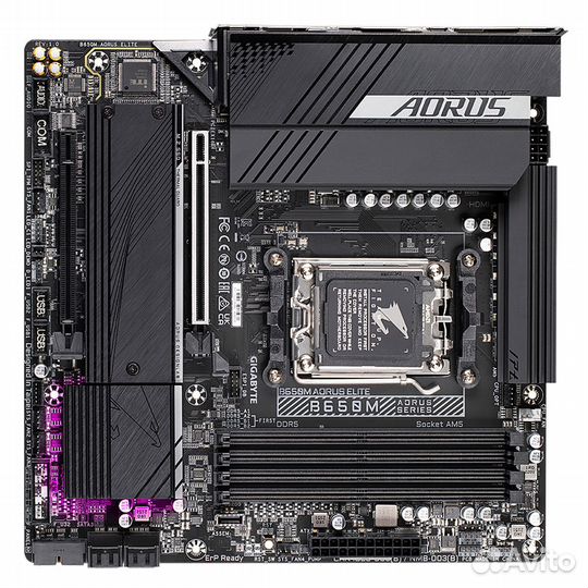 Материнская плата Gigabyte B650M aorus elite, RTL