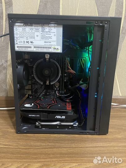 Игровой пк на i3/8gb/gtx1050/ssd+hdd