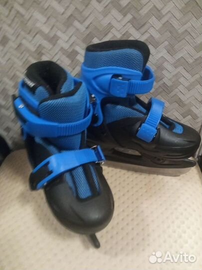 Коньки детские раздвижные 27-30