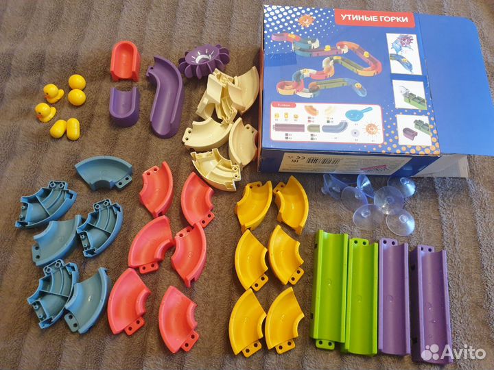 Игрушка для ванной. Утиные горки