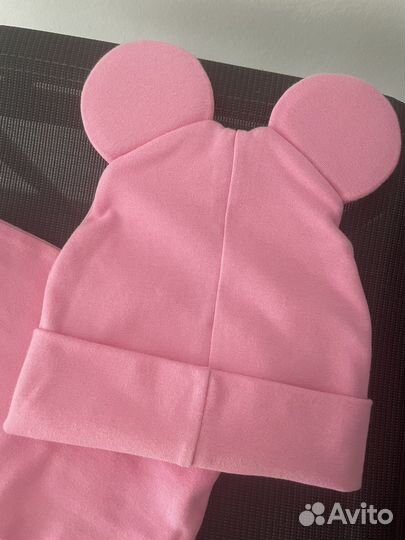 Шапка со снудом для девочки