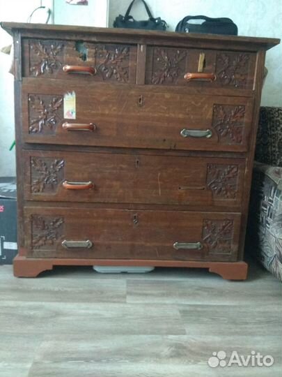 Комод дубовый старинный