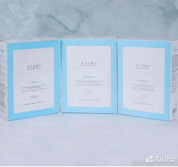 Маска тканевая набор 10 шт Atomy, Корея