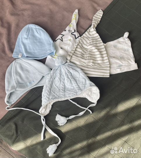 Детские шапочки 6 шт