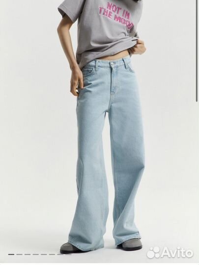 Джинсы lime голубые (s)