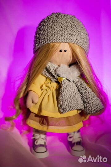 Текстильная интерьерная кукла