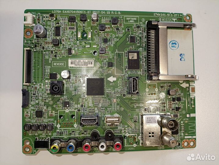 Main плата EAX67041506 (1.2) LG 32LJ510U