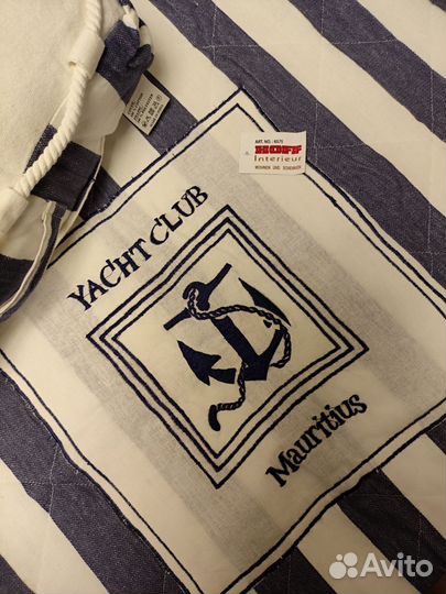 Hoff новый комплект покрывало+подушка Yacht Club