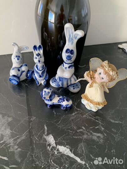 Фигурки гжель в идеальном состоянии. Без сколов