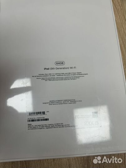 iPad 9 поколения 2021 64 gb