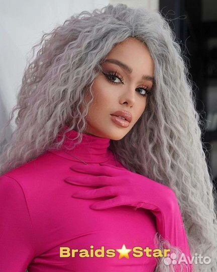 Парик афрокудри, 30см, 45см,60см,80см, 1м