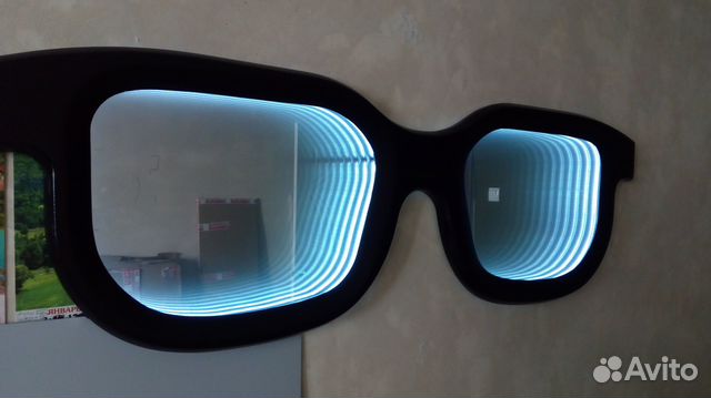 Светильник Очки с эффектом бесконечности - тунель