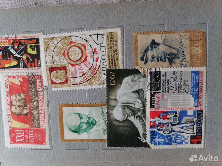 Почтовые марки Ленин