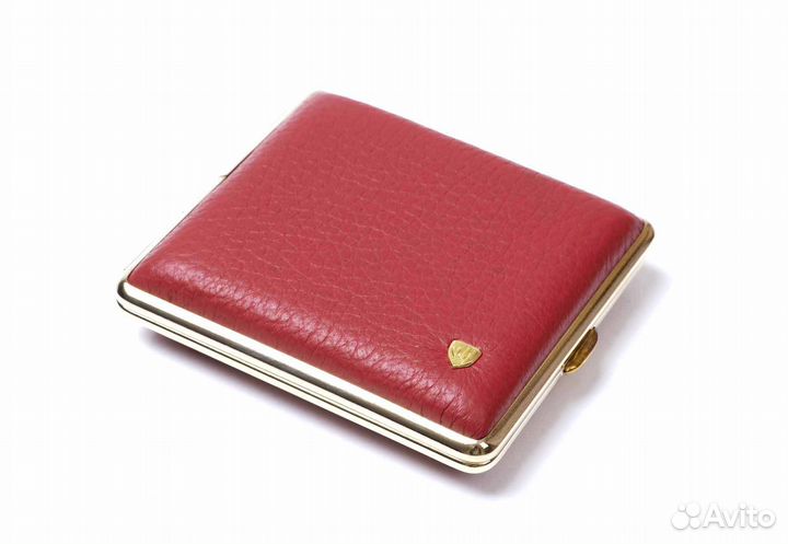 Портсигар Stoll на 18 сигарет, натуральная кожа